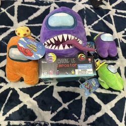 Amongus plushies