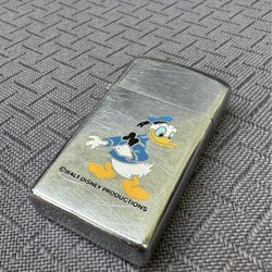 Rare 1978 Vintage Disney Zippo - Donald Duck
