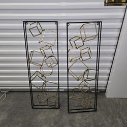 Black And Gold Abstract Art