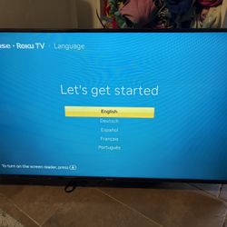 55” Roku Hisense Tv