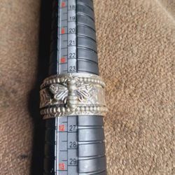 St.Silver Spin "Bumble Bee" Ring-Sz 11.5-9.69G