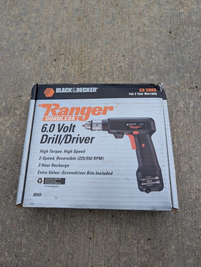Black And Decker Cordless Drill
