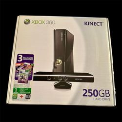 Brand New Xbox 360 Kinect 250GB Holiday Bundle~FACTORY SEALED-RARE