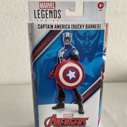 Marvel Legends Captain America Bucky Barnes 6” Figure Walmart Exclusive In Hand