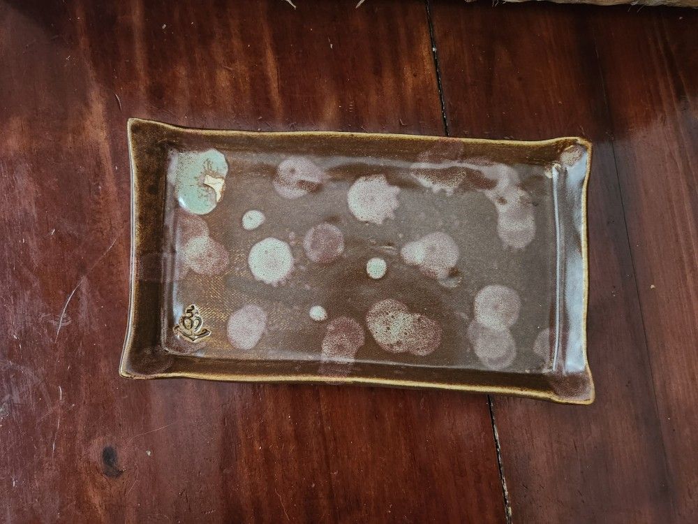 Handmade Decorative Plate 4x9in