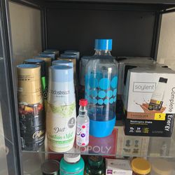 Soda Stream, And Many Accessories And Soda Flavors