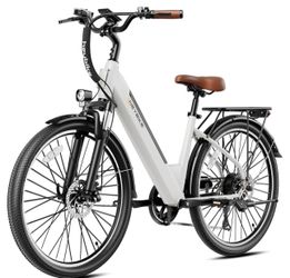 Heybike Cityscape 2.0 Electric Bike for Adults with Peak 1200W Motor, 468Wh Removable Battery, 50Miles 26" Electric Commuter Bike, 7-Speed,UL Certifie