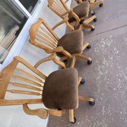 4 Chairs Antique 