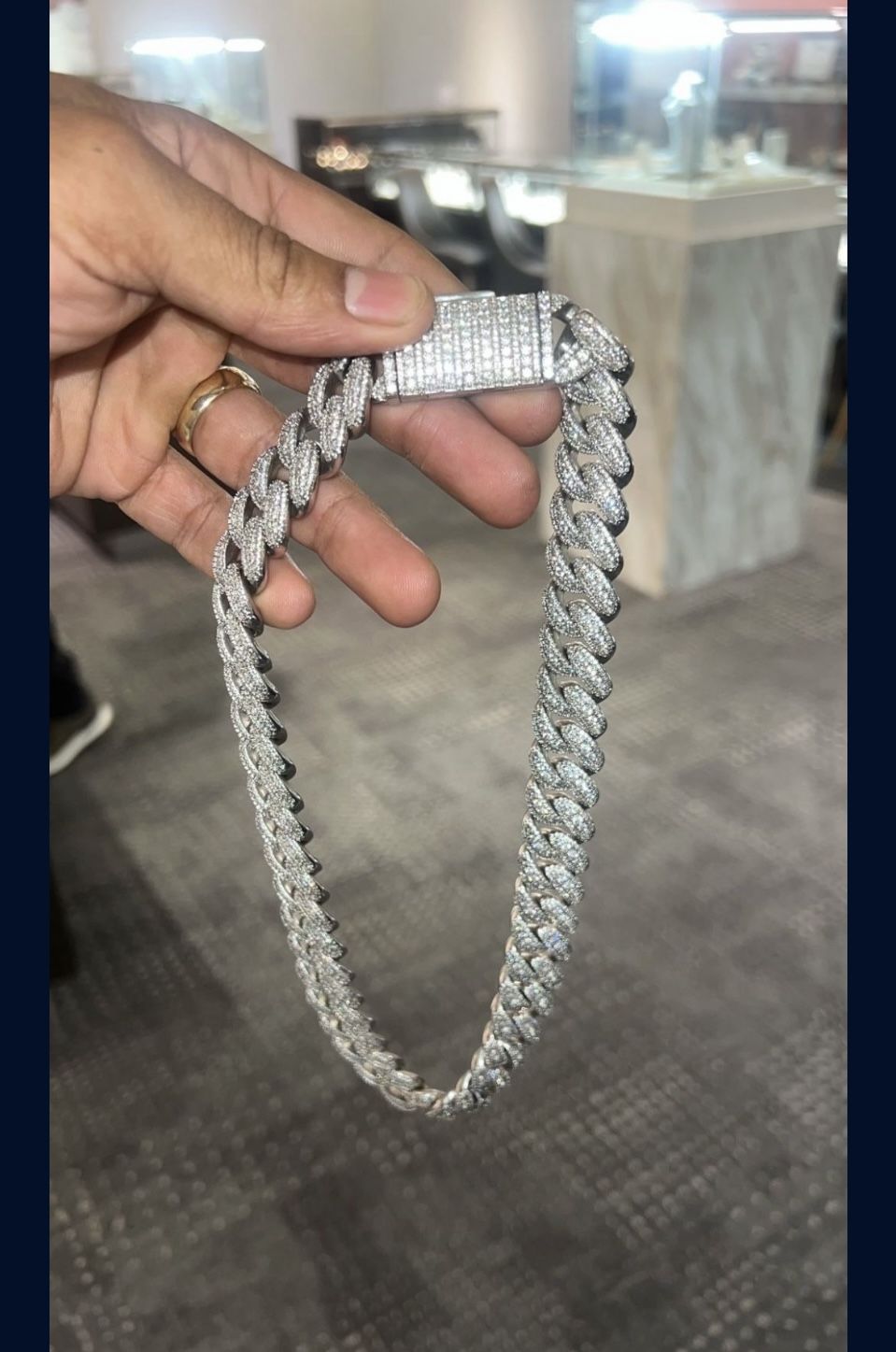 Silver Diamond Chain