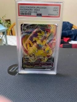 Graded Pokemon Slab TSA Mint 9 Jpn.swsh #041 2022 FA/Zeraora Vmax Vstar Card 041/172 RRR s12a