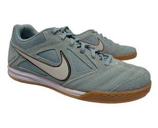 Size 11.5 - Nike Gato Cannon White Gum Swoosh Indoor Soccer Futbol