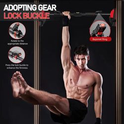 Doorway Pull Up Bar Adjustable 37.4-53.1in Home Gym Strength Training Bar