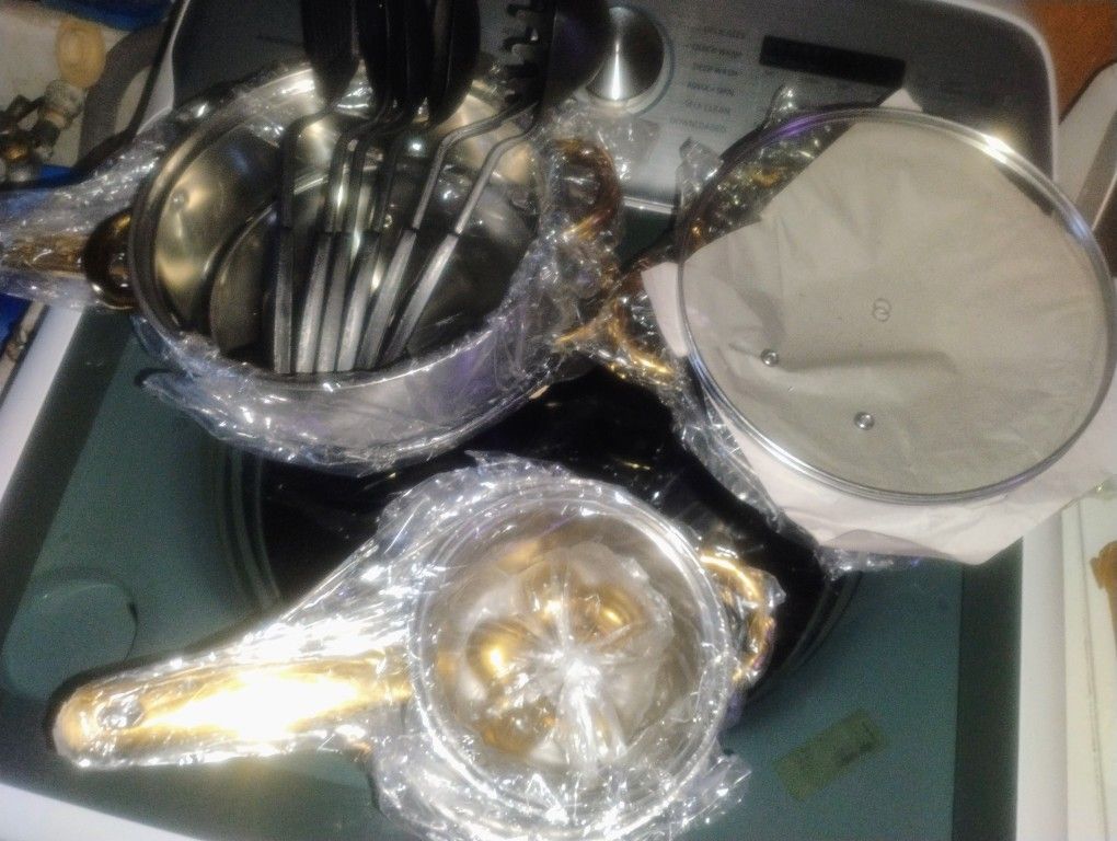 12PCS Stainless Steel Cooking Set