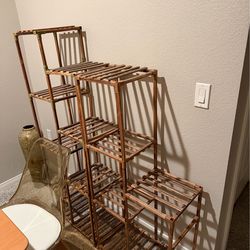 Wooden Plant Rack