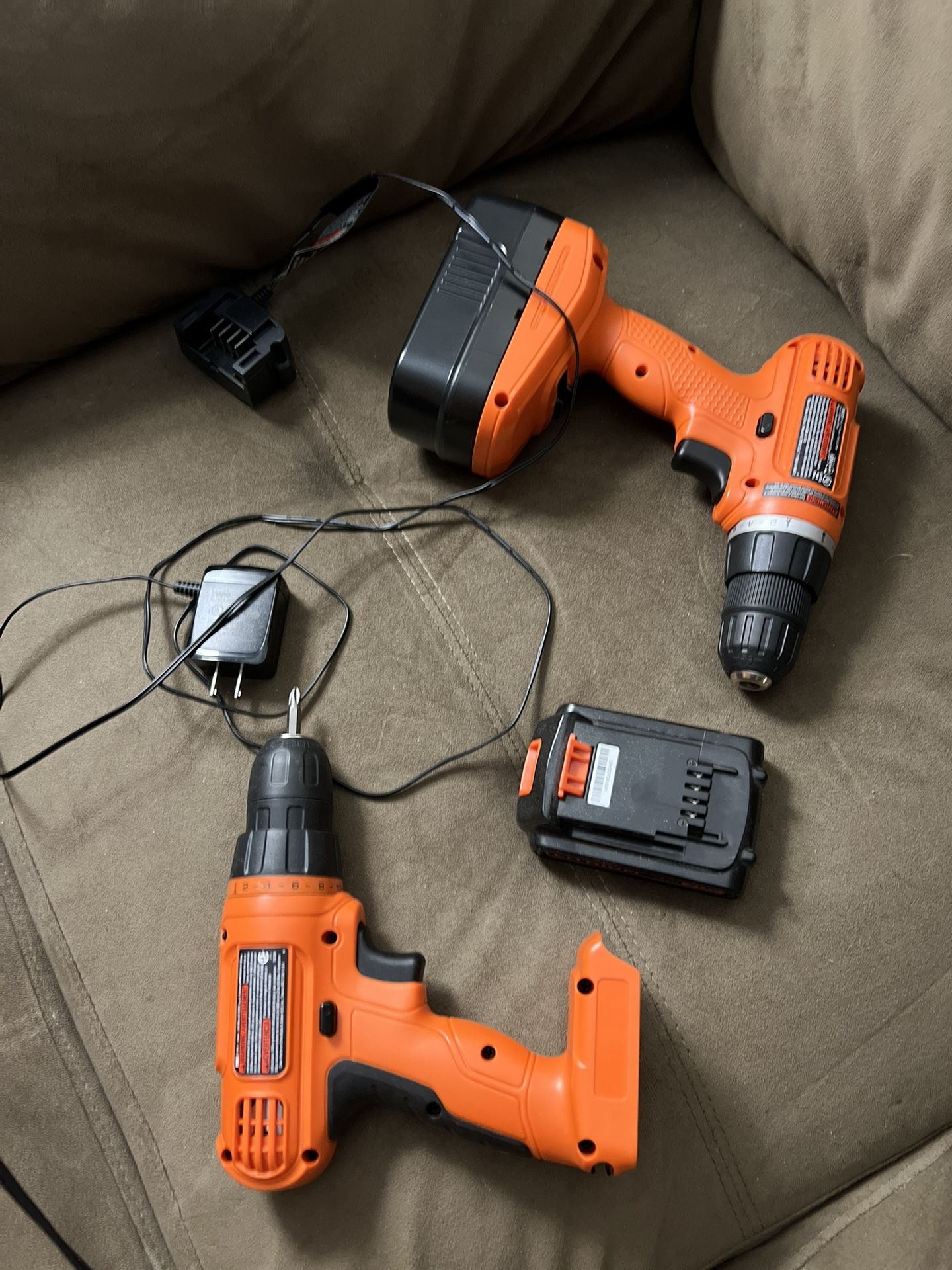 BLACK+DECKER Power Drill Cordless Drill Driver Electric Screwdrivers (2 drills at 20v and 18v)