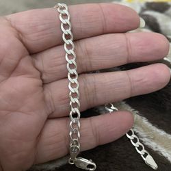 Real 925 Sterling Silver Bracelet 