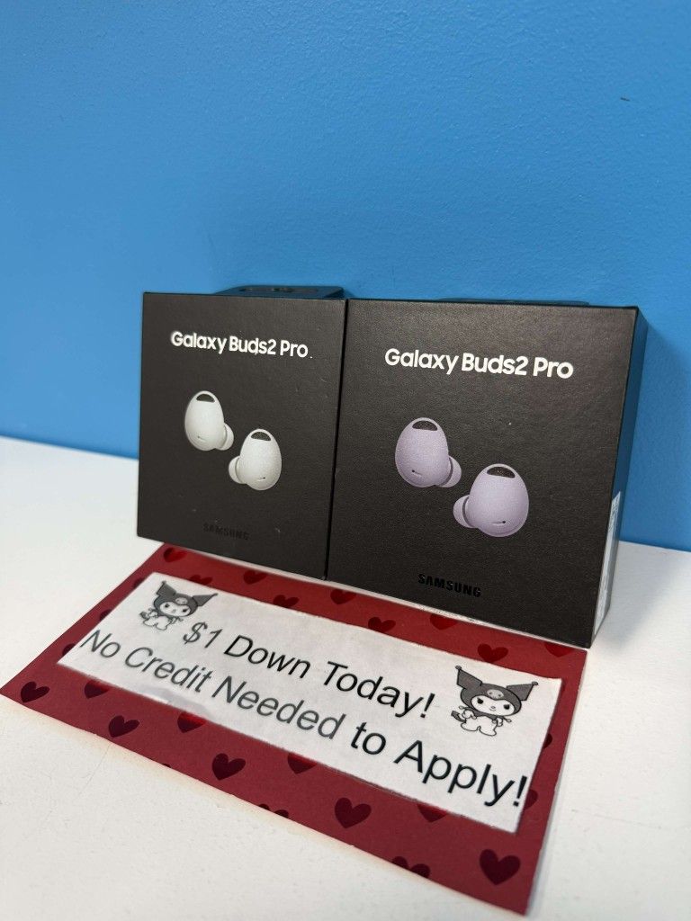 Samsung Galaxy Buds2 Pro Headphones New - Pay $5 To take It home And pay The rest Later