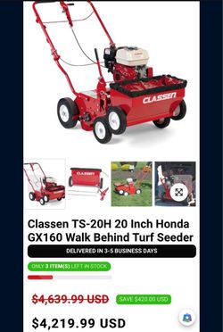 Classen Commercial Lawn Seeder