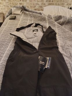 Insulated Softshell bib overalls large