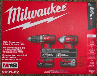 Milwaukee M18 Compact 2-Tool Combo Kit