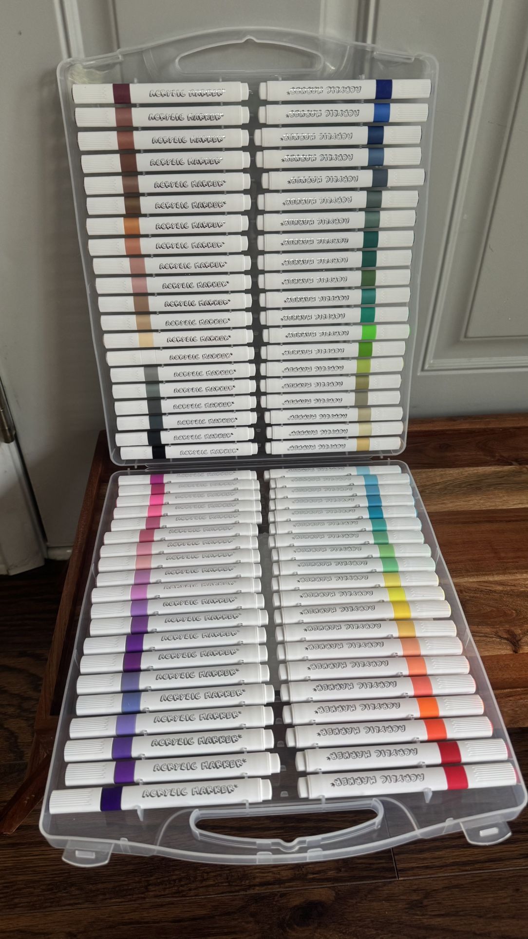 80 Color Acrylic Paint Markers Set with Carrying Case – Art,Rock Painting,Crafts