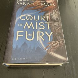 A Court of Mist and Fury by Sarah J. Maas Hardcover Original Cover