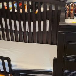 Crib With Changing Table.