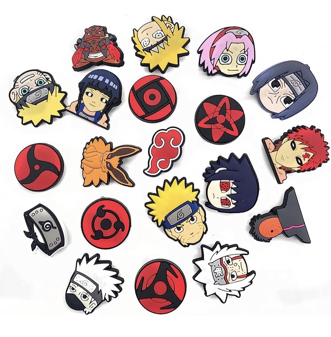 Naruto Charms Jibbitz Crocs Clogs