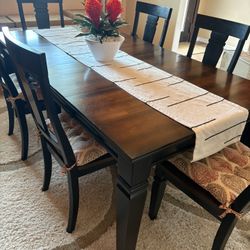Dining Table With Six Chairs