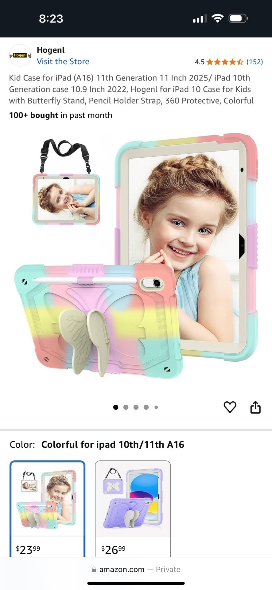 Kids iPad Case For iPad 11 Inch/ 10.9 Inch