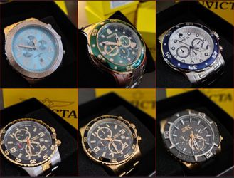 $350 FOR ALL 6!! MEN'S INVICTA