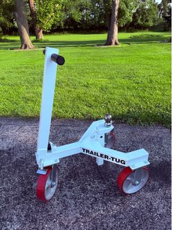 Trailer Tug Dolly 2” Ball Pulls  (Valet, easily reposition your trailer! 8” Steel Wheels!)