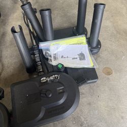 Scotty Deep Power Downrigger And Scotty Dual Rod Holder