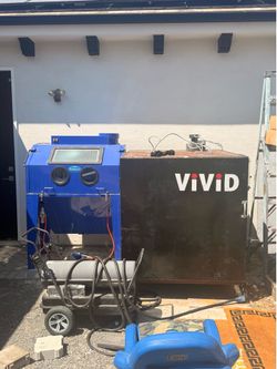 Complete Powder-Coating & Sandblasting Setup – Eastwood Cabinet + Vivid Oven