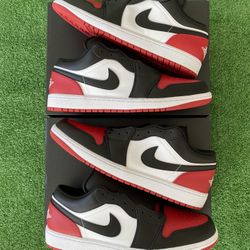 Air Jordan 1 Low Bred Toe 