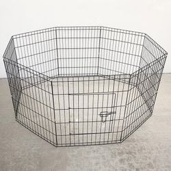 (Brand New) $44 Dog 8-Panel Playpen, Each Panel 30” Tall X 24” Wide Metal Pet Gate Exercise Fence Crate Kennel 