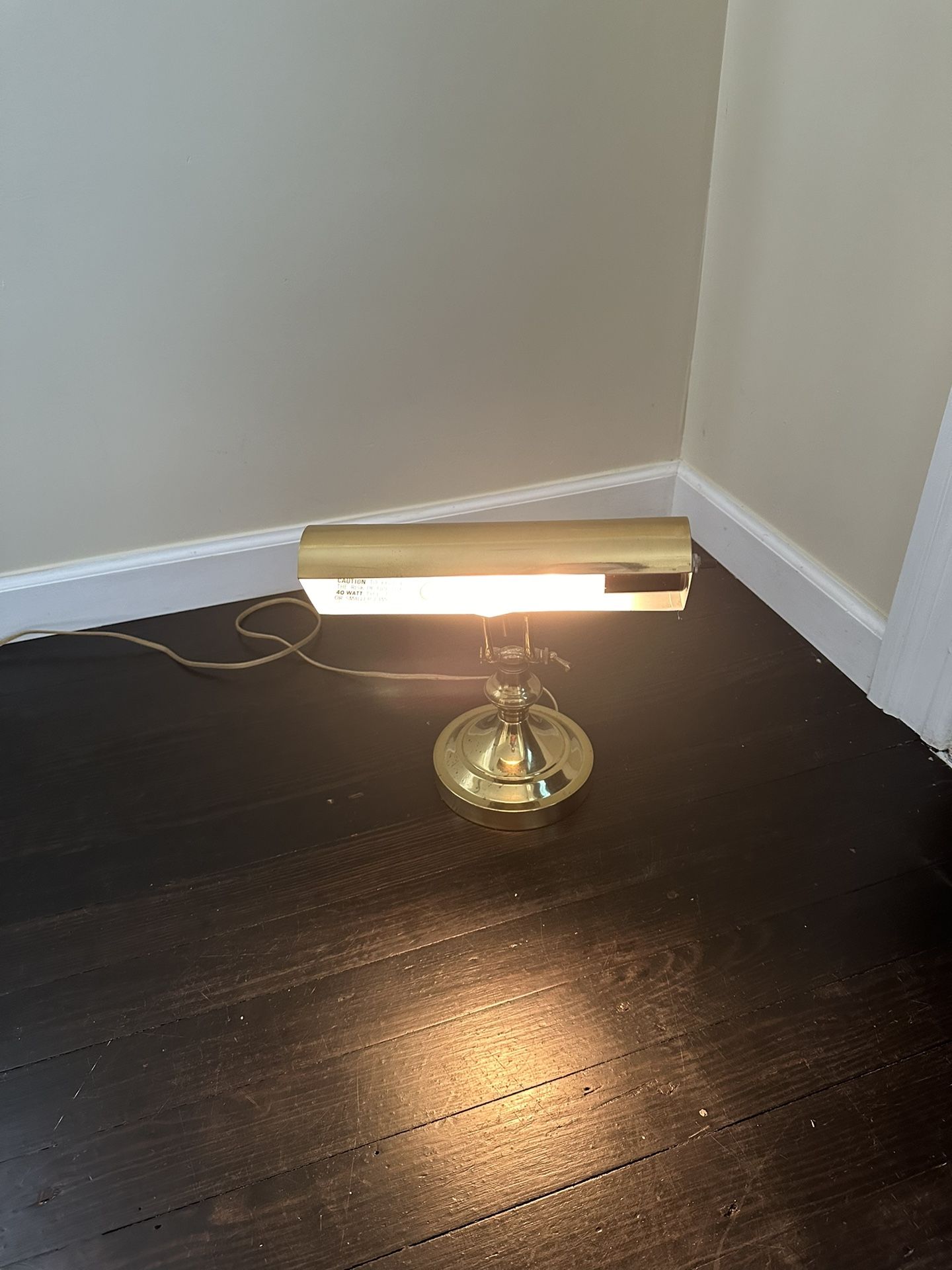 vintage brass desk lamp Antique