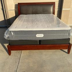 Cal King Bed Frame With Mattress 