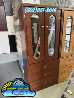 Cherry tall wardrobe closet ropero armoire Nuevo new