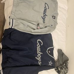 New Mens Cowboys Windbreakers Size XL