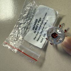 Size 10 Garnet Ring 