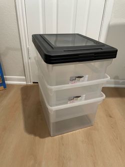 3 Sterilite Storage Containers