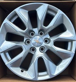 2026 CHEVY SILVERADO 1500 RIMS OEM NEW........( 20" INCH )
