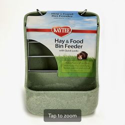 Kaytee Hay & Food Bin Feeder