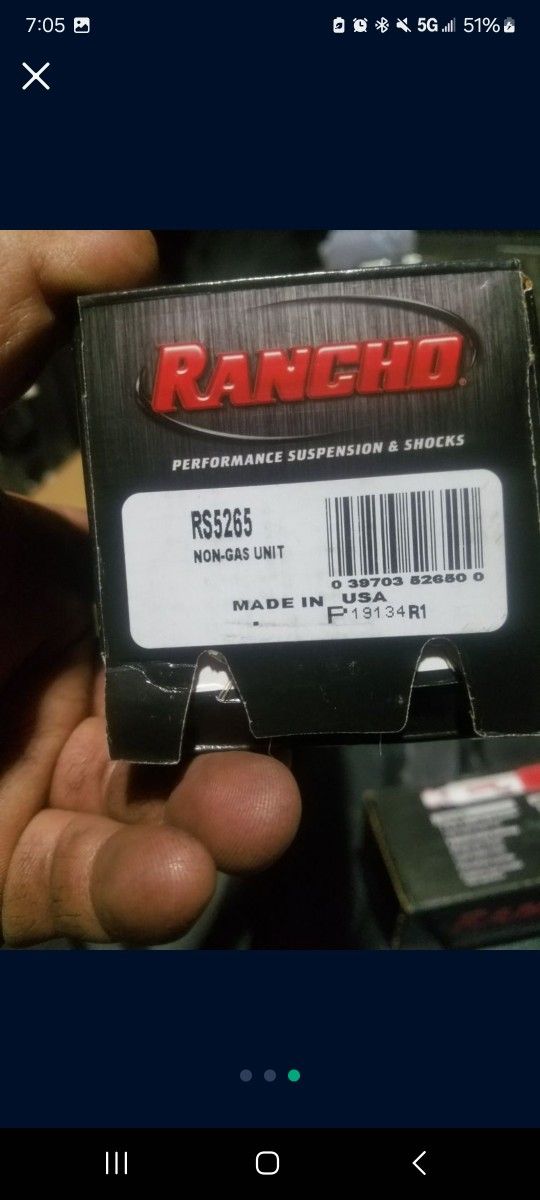 Rancho Front Shocks 99-2006 Chevy GMC GM