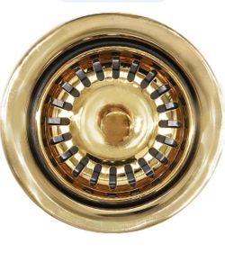 Brand New Westbrass Gold Kitchen Sink Drain Strainer Assembly