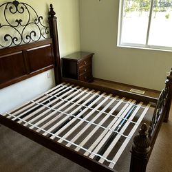 Free Queen Bed and Nightstand