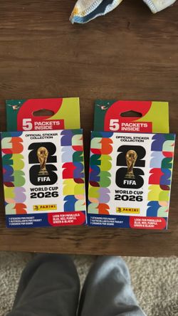 Panini FIFA World Cup Soccer Sticker Hanger Box