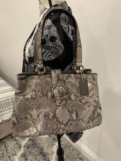 Coach animal print bag