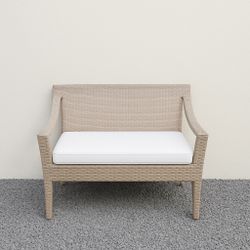 Outdoor Wicker Loveseat
